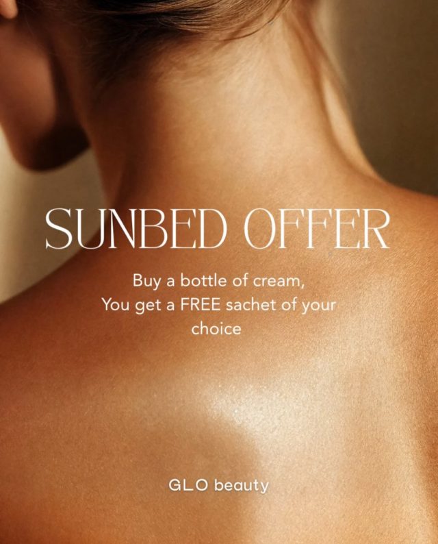 Open 9am-5:30pm today! ☀️
Pop in for a sunbed and enjoy this offer!😍
Buy a bottle of cream and get any sachet of your choice for free! The best way to test out new creams that suit you🫶🏻

📞 01277 658112