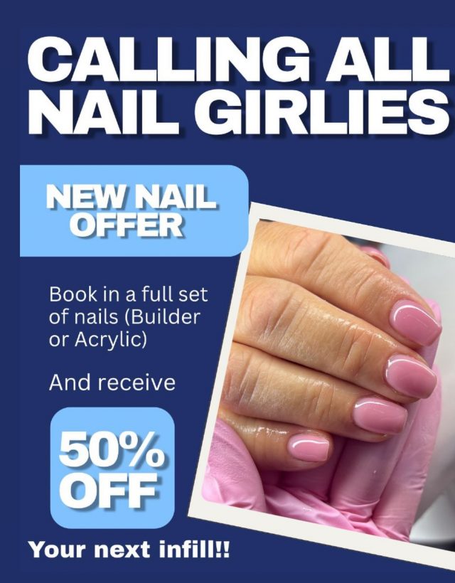 Let’s get your nails booked! Give us a message or call to get that appointment in! 🩵 #billericaynails #nailoffer #billericaybusiness #glitterbels